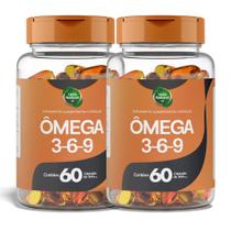 Omega 3 6 9 500mg 60 Caps Equilíbrio E Saúde Cardiovascular - 2 potes