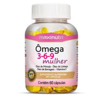 Ômega 3-6-9 Mulher 60 Cápsulas Maxinutri