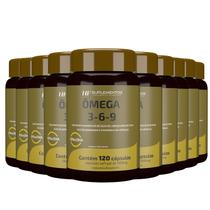 Omega 3 6 9 Peixe Borragem E Linhaça Hf Suplement 10x120caps