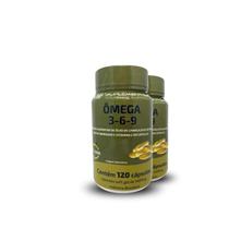 Omega 3 6 9 Peixe Borragem E Linhaça Hf Suplements 2x120caps