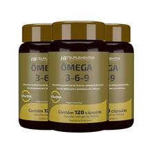 Omega 3 6 9 Peixe Borragem E Linhaça Hf Suplements 3x120caps Omega 3 6 9 Peixe Borragem E Linhaça Hf Suplements 3x120caps