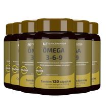Omega 3 6 9 Peixe Borragem E Linhaça Hf Suplements 6x120caps