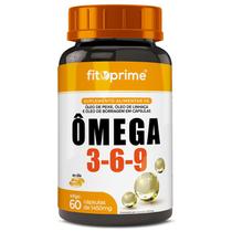 Ômega 3-6-9 Peixe Linhaça Borragem 1000mg 60cps Fitoprime