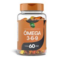 Ômega 3-6-9 Premium 500mg 60 Cáps Blend de Óleos Essenciais Saúde Cardiovascular Original