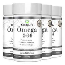 Ômega 3, 6 E 9 4 X 60 Cápsulas Qualylife