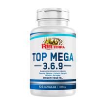Ômega 3, 6 e 9 Óleo Vegetal Top Mega - 120 Cápsulas de 1000mg