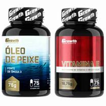 Omega 3 75 Caps + Vitamina E 75 Caps Growth Supplements