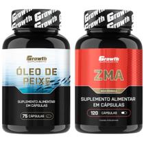 Omega 3 75 Caps + Zma 120 Caps Growth Supplements