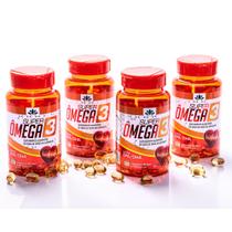 Omega 3 Ajuda a manter regulado os batimentos cardiacos O SuperOmega 3 kit com 4 frascos