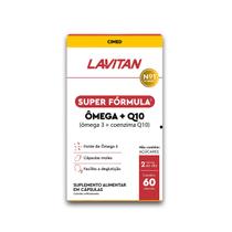Ômega 3 + Coenzima Q10 Lavitan 60 Cápsulas Ômega 3 + Coenzima Q10 Lavitan 60 Cápsulas