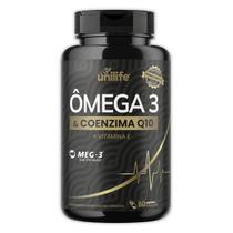 Ômega 3 + Coenzima Q10 Unilife 60 Cápsulas Ômega 3 + Coenzima Q10 Unilife 60 Cápsulas