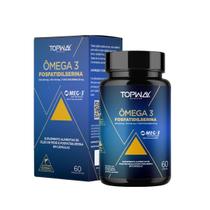 Ômega 3 com fosfatidilserina pote 60 capsulas suplemento alimentar topway