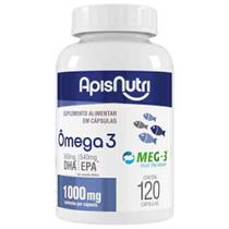 Ômega 3 com Selo MEG-3 1000mg 120 Cápsulas - ApisNutri