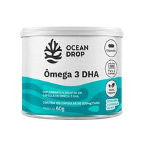 Omega 3 DHA 100% Vegetal 120 Caps 500mg - Ocean Drop