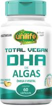 Ômega 3 DHA De Algas Concentrado 100% Vegano 700 mg 60 Caps - Unilife