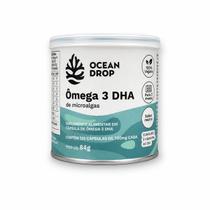 Ômega 3 DHA de Microalgas 120 Cápsulas Vegano Ocean Drop Ômega 3 DHA de Microalgas 120 Cápsulas Vegano Ocean Drop
