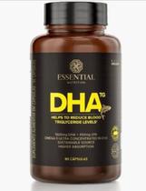 Omega 3 DHA TG de 1 G (DHA 1.500mg e EPA 300mg) com 90 cápsulas-Essential Nutrition