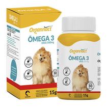 Ômega 3 Dog 500mg Suplemento para Cães Organnact