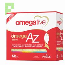 Omega 3 e Polivitamínico Omegative AZ com 60 caps Gel Kress