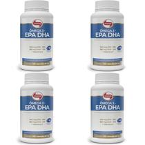 Ômega 3 EPA DHA 120 cápsulas Vitafor - 4 unidades - Vitamina E
