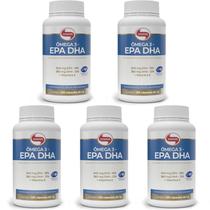 Ômega 3 EPA DHA 120 cápsulas Vitafor - 5 unidades - Vitamina E Ômega 3 EPA DHA 120 cápsulas Vitafor - 5 unidades - Vitamina E