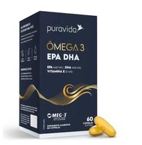 Omega 3 Epa Dha 440mg Vit. E 10mg 60caps Puravida