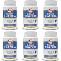 Ômega 3 EPA DHA 60 cápsulas Vitafor - 6 unidades - Vitamina E