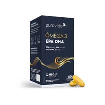 Ômega 3 EPA DHA Meg-3 60 Cápsulas PuraVida