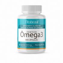 Ômega 3 EPA DHA Óleo de Peixe 1000mg Saúde 60 Cápsulas