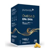 Ômega 3 EPA DHA Puravida BIG 120 Cápsulas Ômega 3 EPA DHA Puravida BIG 120 Cápsulas