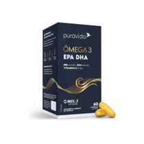 Omega 3 Epa Dha + Vitamina E 10mg 60 Caps Puravida - PURA VIDA