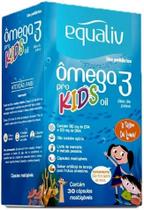 Ômega 3 Equaliv Pro Kids Oil sabor Laranja 30 cápsulas mastigáveis