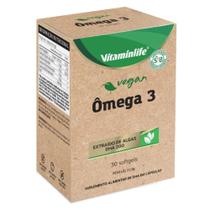 Ômega 3 Extraído de Algas DHA 200 Vegan 30 Softgels Vitaminlife
