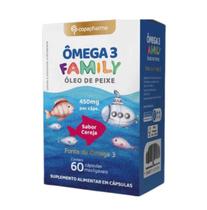 Omega 3 Family com 60 Capsulas Mastigaveis - Copapharma