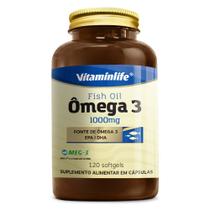 Omega 3 Fish Oil 1000 Mg 120 Caps - Vitaminlife