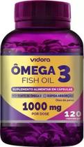 Omega 3 fish oil 1000mg cps gel c/120 - vidora