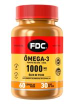 Omega-3 Fish Oil Óleo De Peixe Epa 1000mg 60 Cápsulas Fdc