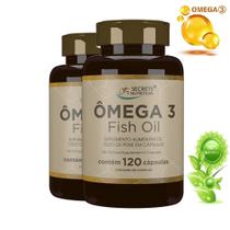Ômega 3 Fish Oil Supplement in 2x120 cápsules softgels - Secrets Nutrition