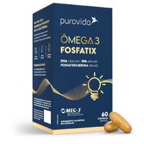 Omega 3 Fosfatix Fosfatidilserine 60 capsulas Softgel PuraVida - PURA VIDA