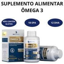 Ômega 3 Frasco Com 60 Cápsulas Suplemento Alimentar EPA DHA! - Bioceutica