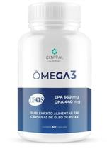 Ômega 3 Ifos 660mg Epa 440mg Dha Central Nutrition 60 Caps Sabor:Sem Sabor Ômega 3 Ifos 660mg Epa 440mg Dha Central Nutrition 60 Caps Sabor:Sem Sabor