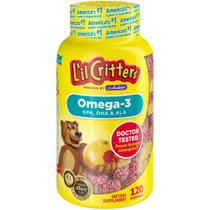 Ômega 3 Infantil Lil Critters 120 Gominha Importado Usa