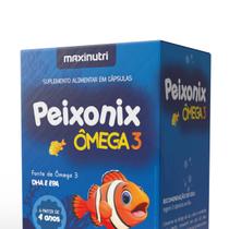 Ômega 3 Infantil Mastigável Maxinutri Peixonix Cereja 60 Cápsulas EPA DHA Desenvolvimento Ômega 3 Infantil Mastigável Maxinutri Peixonix Cereja 60 Cápsulas EPA DHA Desenvolvimento