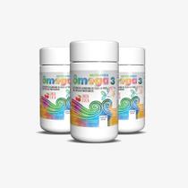 Ômega 3 Jr Sabor Cereja -60 Cápsulas Mastigáveis - Kit 3 unidades