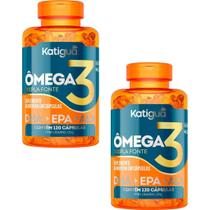Ômega 3 Katigua 240 Capsulas 1000mg Tripla Fonte Sem Sabor Ômega 3 Katigua 240 Capsulas 1000mg Tripla Fonte Sem Sabor