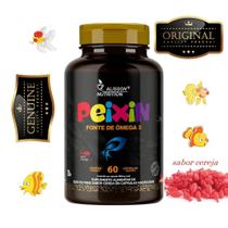 Omega 3 Kids Crianças Infantil Mastigável Peixin 60 comprimidos sabor cereja - Alisson Nutrition