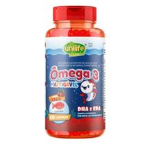 Ômega 3 Kids DHA e EPA 60 caps mastigáveis de 450mg Ômega 3 Kids DHA e EPA 60 caps mastigáveis de 450mg