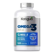 Ômega 3 MEG-3 EPA DHA 3000mg Fish Oil 120 Cápsulas Katigua - Katiguá