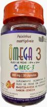 Ômega 3 MEG-3 Sabor Cereja Mastigável Peixinho ELC 800mg 30 cápsulas