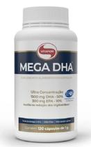 Omega 3 Mega DHA 1.500 mg e EPA 300 mg com 120 cápsulas - Vitafor